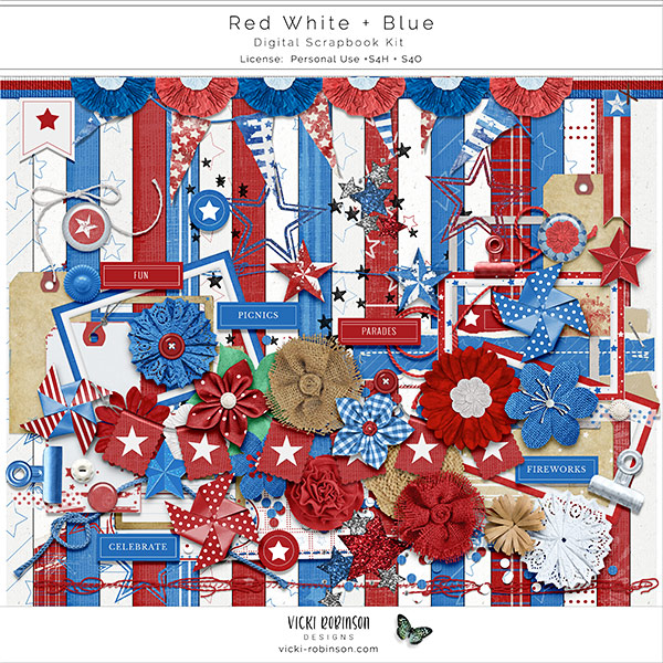 Red White and Blue Kit