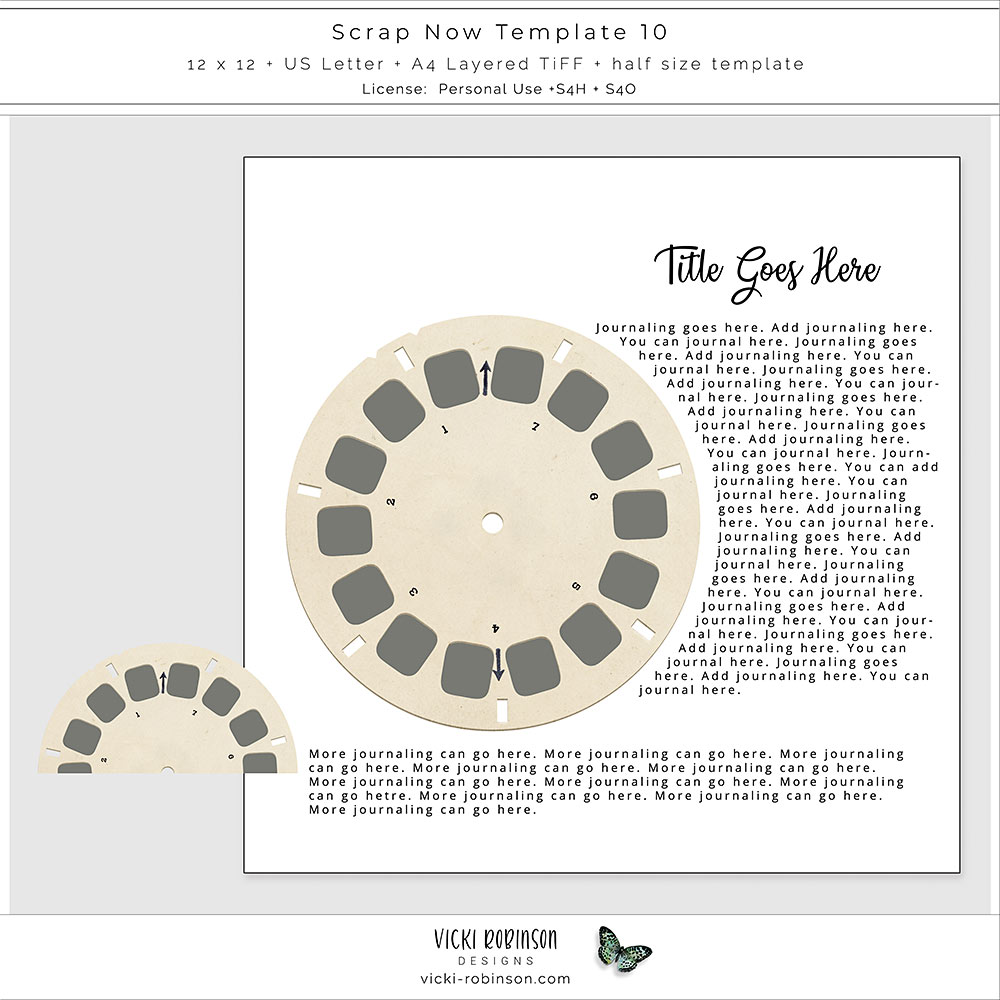 Scrap Now Template 10