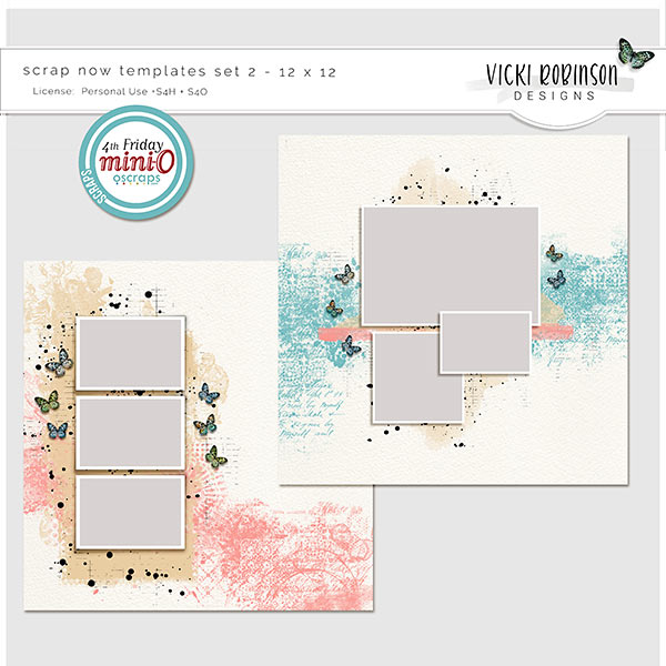 Scrap Now Template Set 2 12x12