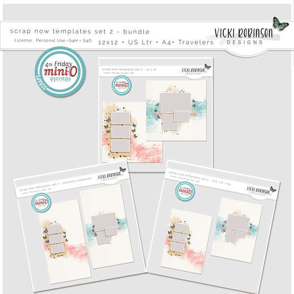 Scrap Now Template Set 02 Bundle