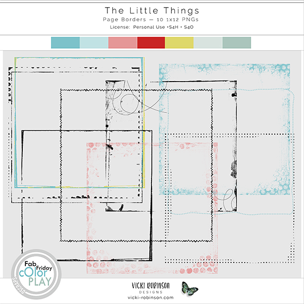 The Little Things Page Borders