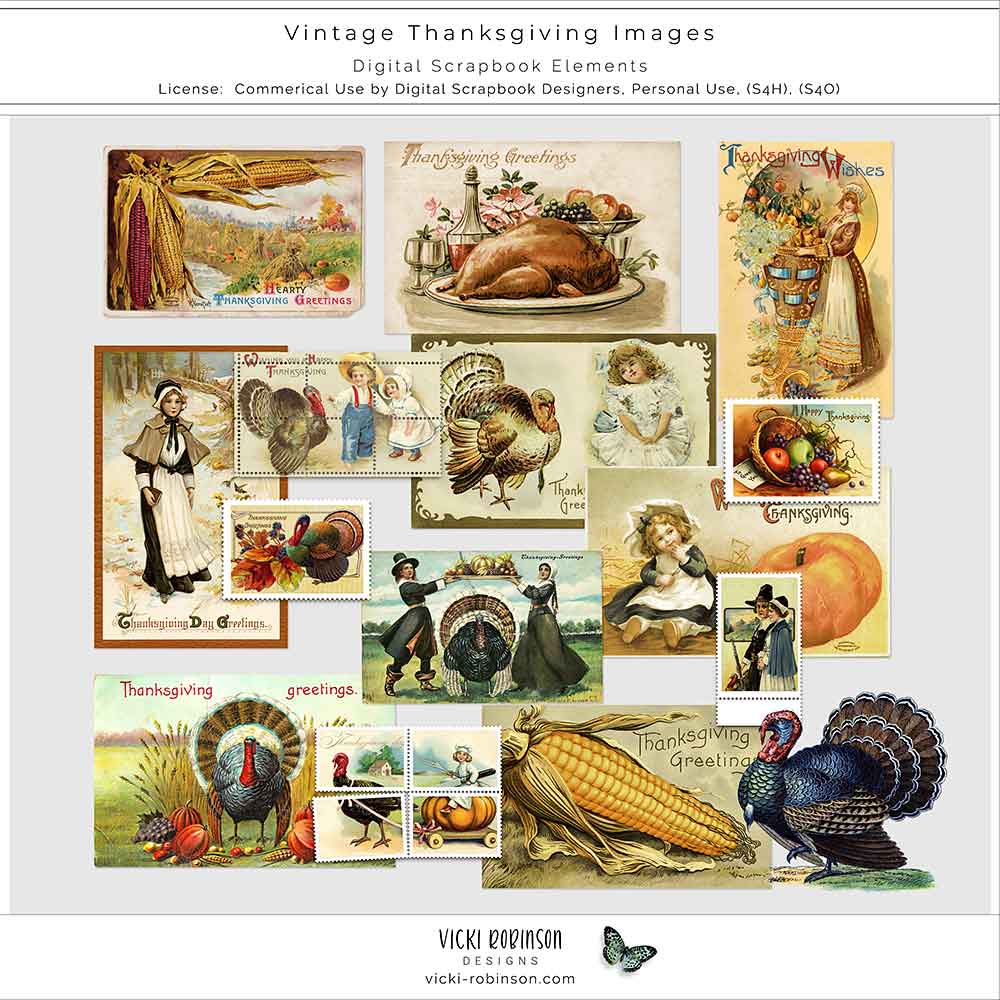 Vintage Thanksgiving Images