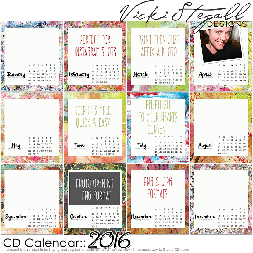 2016 CD Calendar