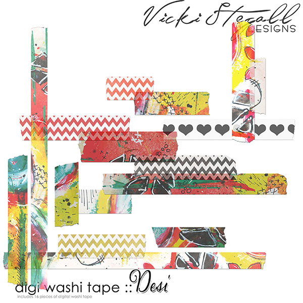 Desi Washi Tape by Vicki Stegall