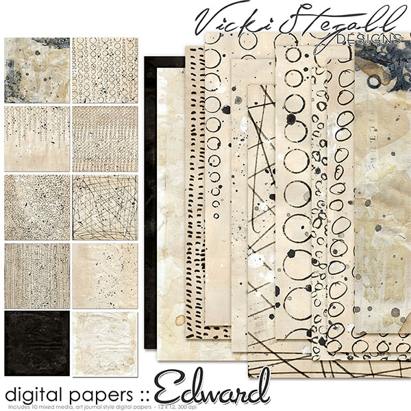 Edward Mixed Media Papers
