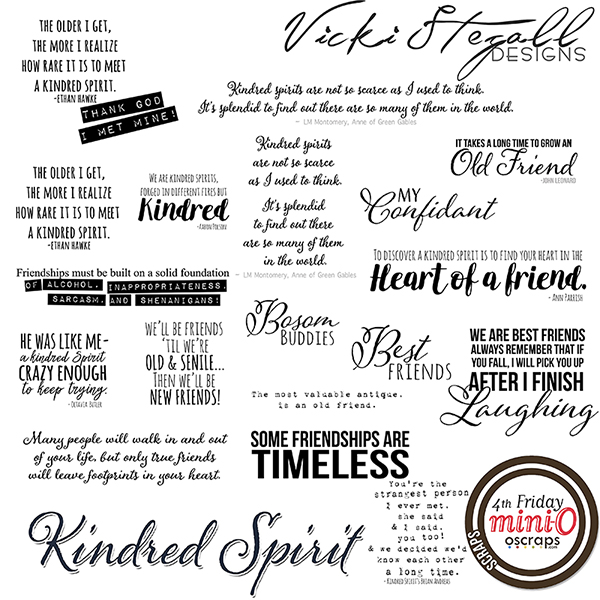 Kindred Spirits WordArt