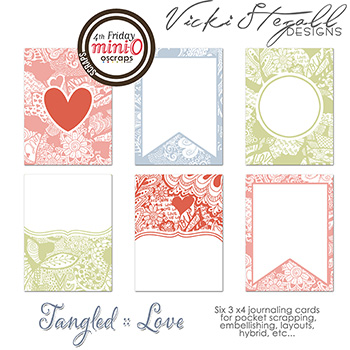 Tangled Journal Cards :: Love