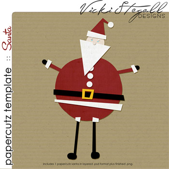 diy papercutz templates :: Santa