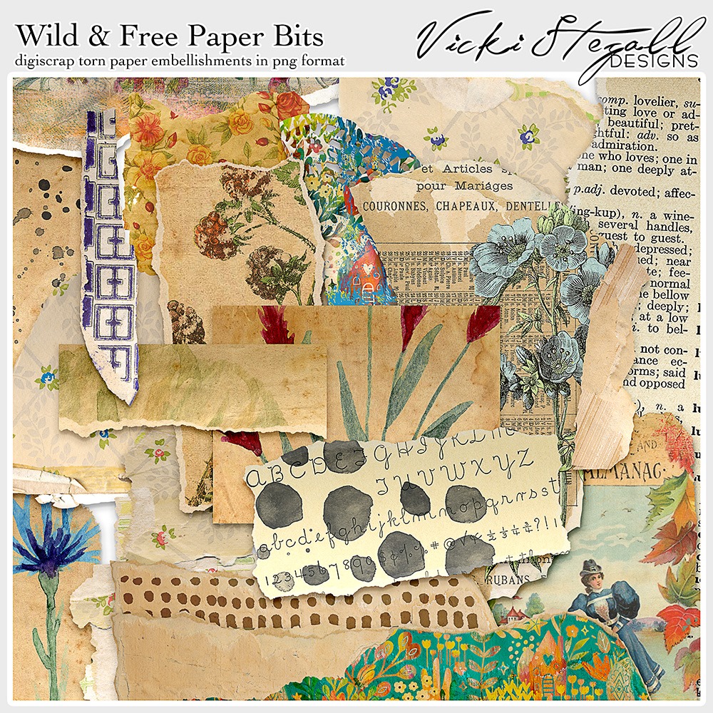 Wild and Free Paper Bits
