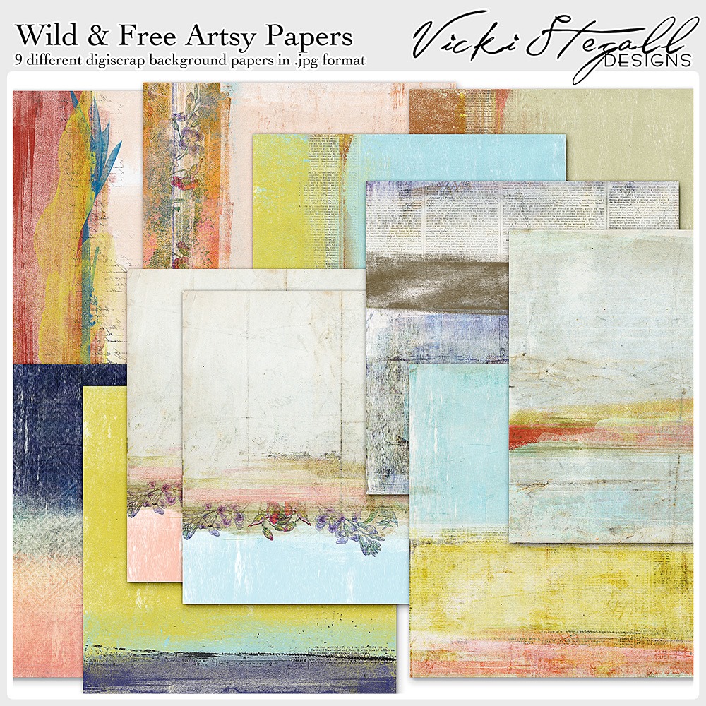 Wild and Free Artsy Papers