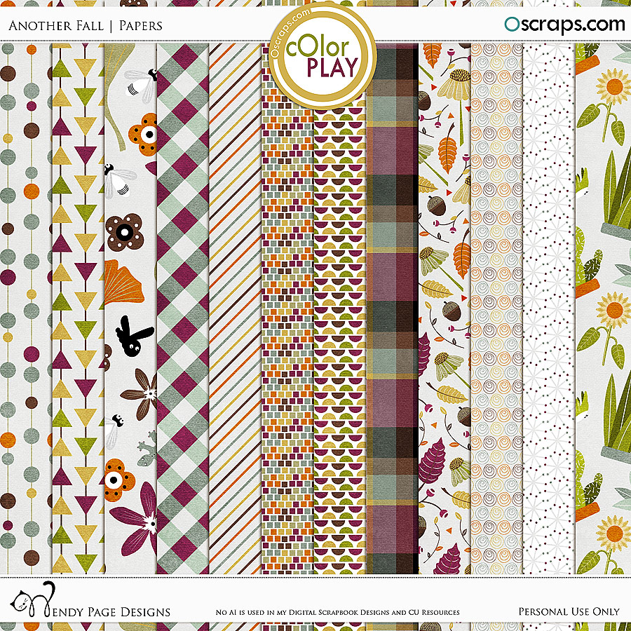 Another Fall Papers by Wendy Page Designs