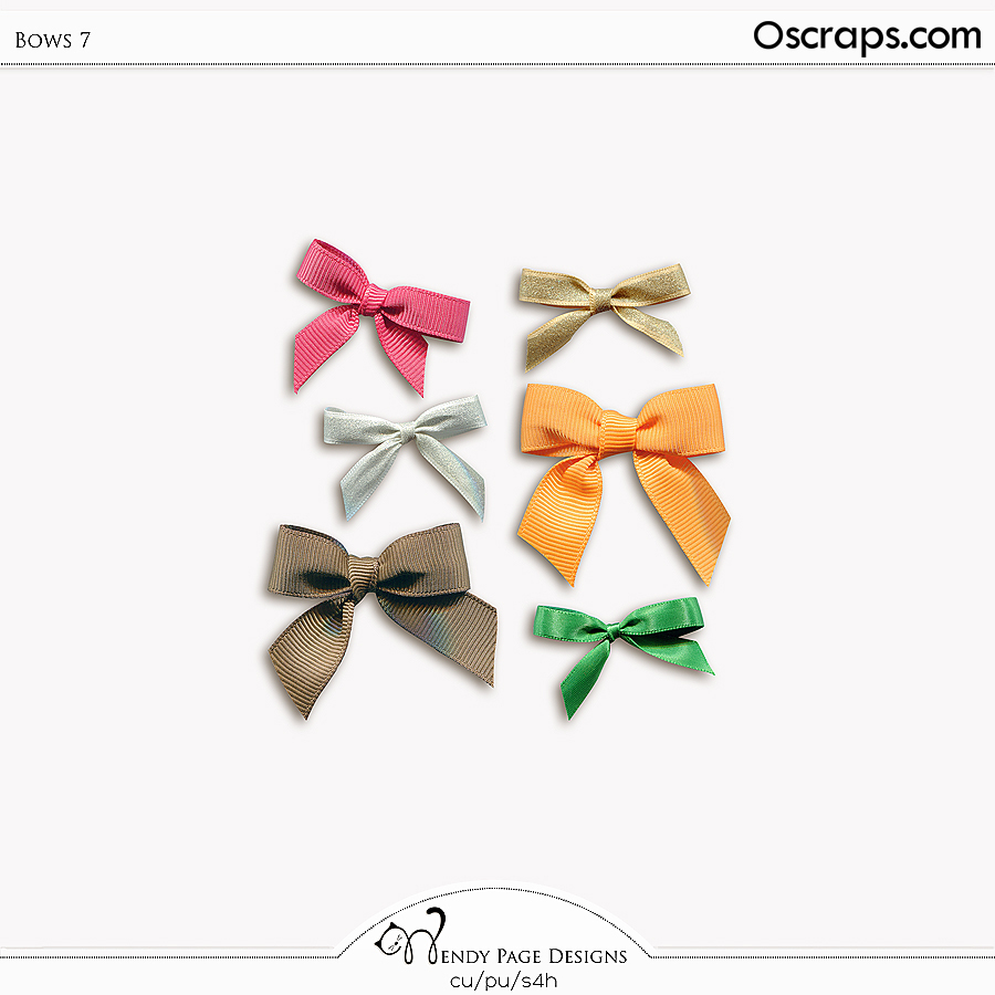 Bows 7 (CU) by Wendy Page Designs