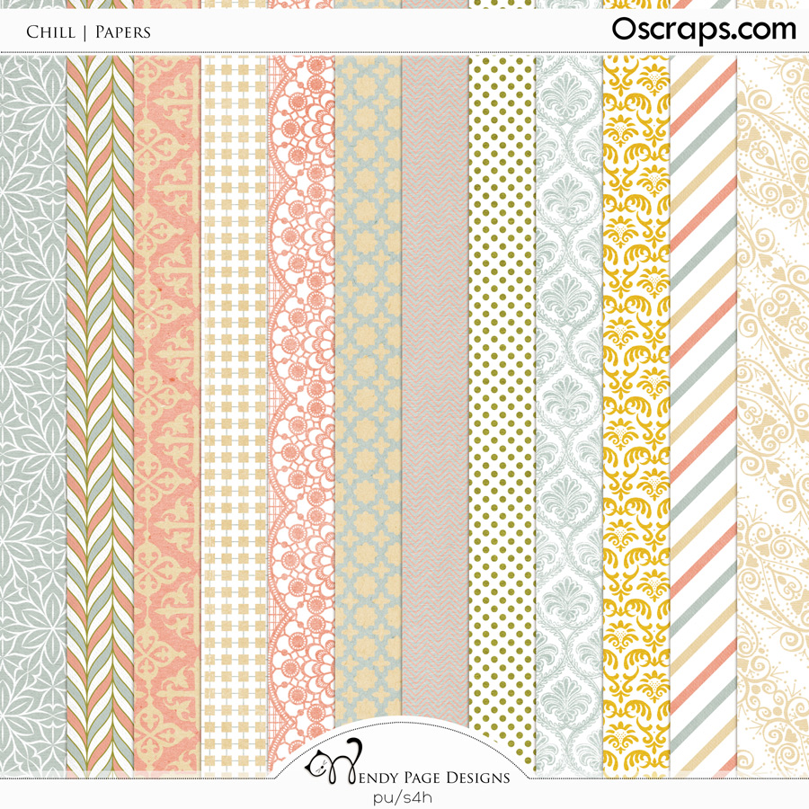 Chill Papers by Wendy Page Designs