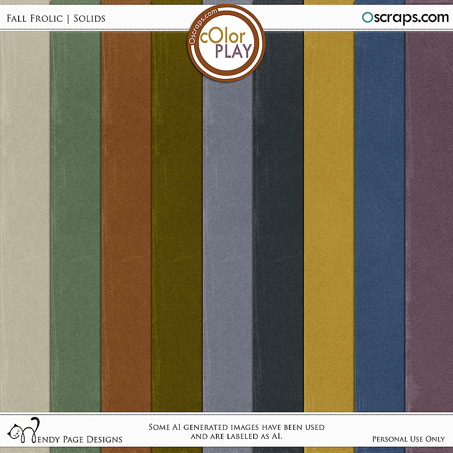 Fall Frolic Solids by Wendy Page Designs  