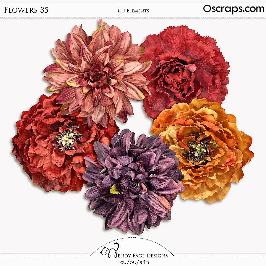 Flowers 85 (CU) by Wendy Page Designs