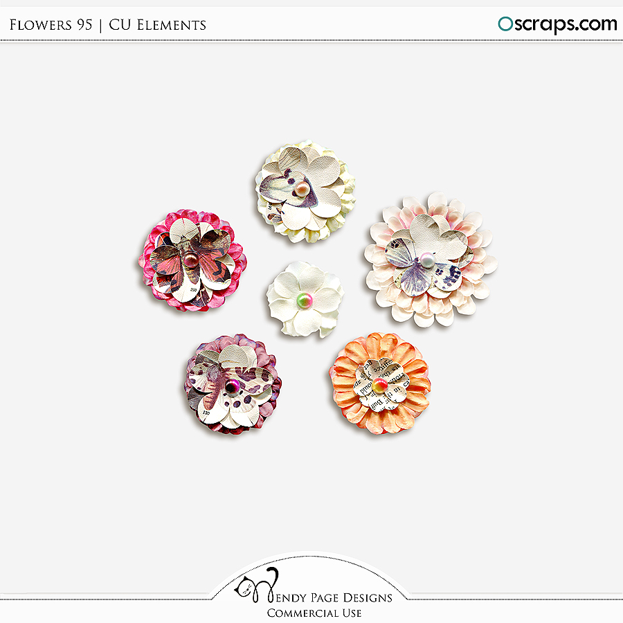 Flowers 95 (CU) by Wendy Page Designs