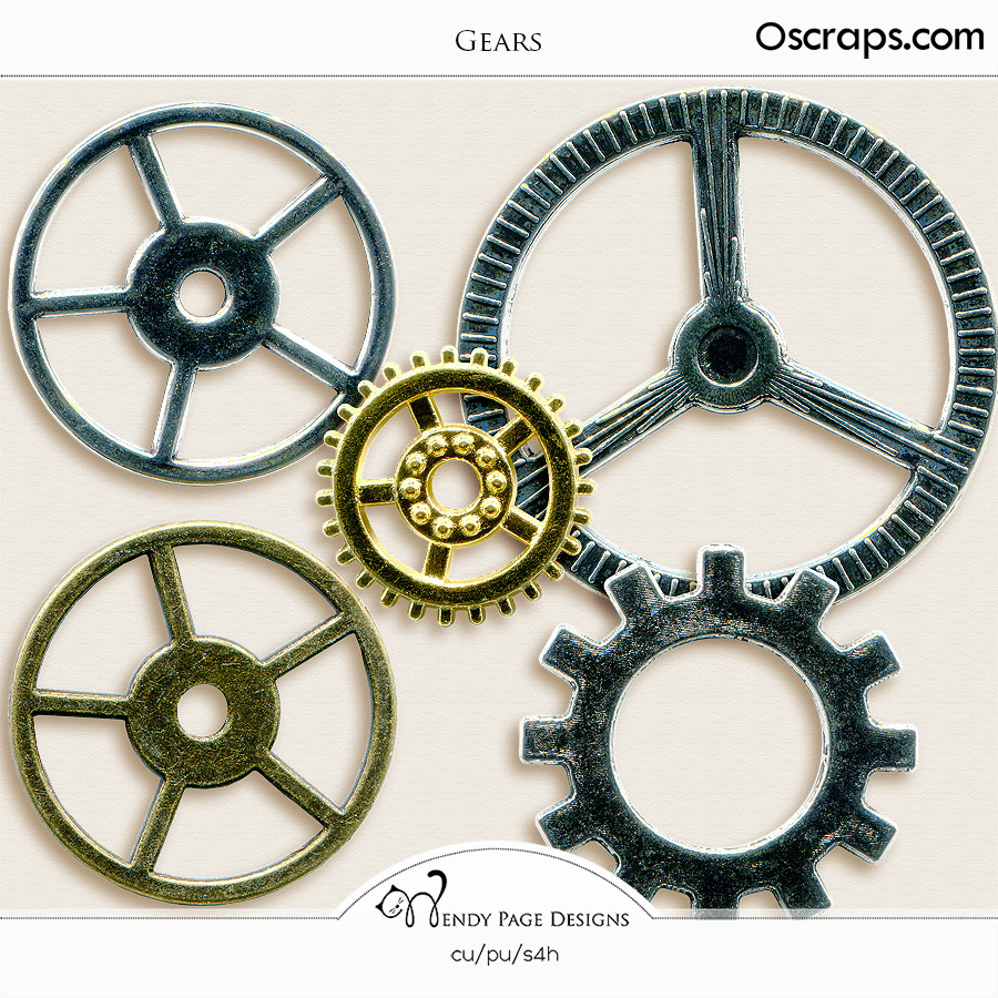 Gears (CU) by Wendy Page Designs