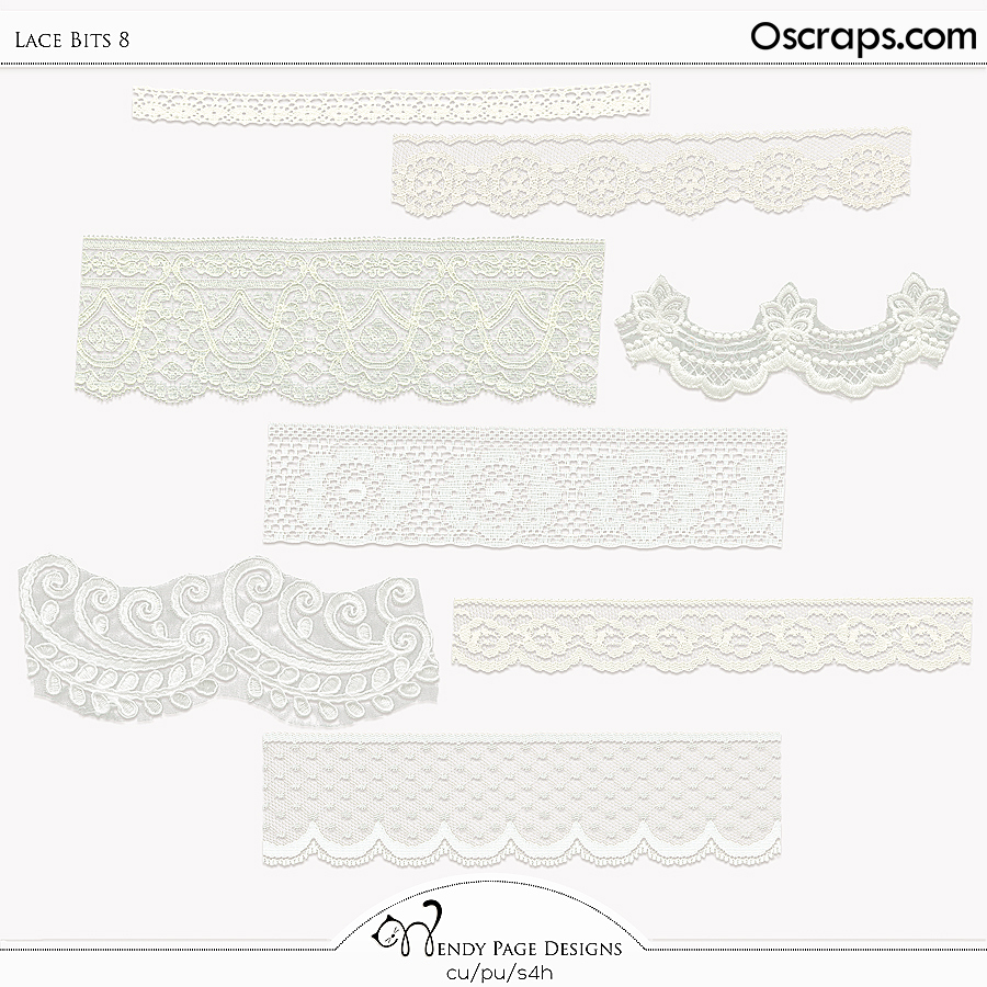 Lace Bits 8 (CU) by Wendy Page Designs