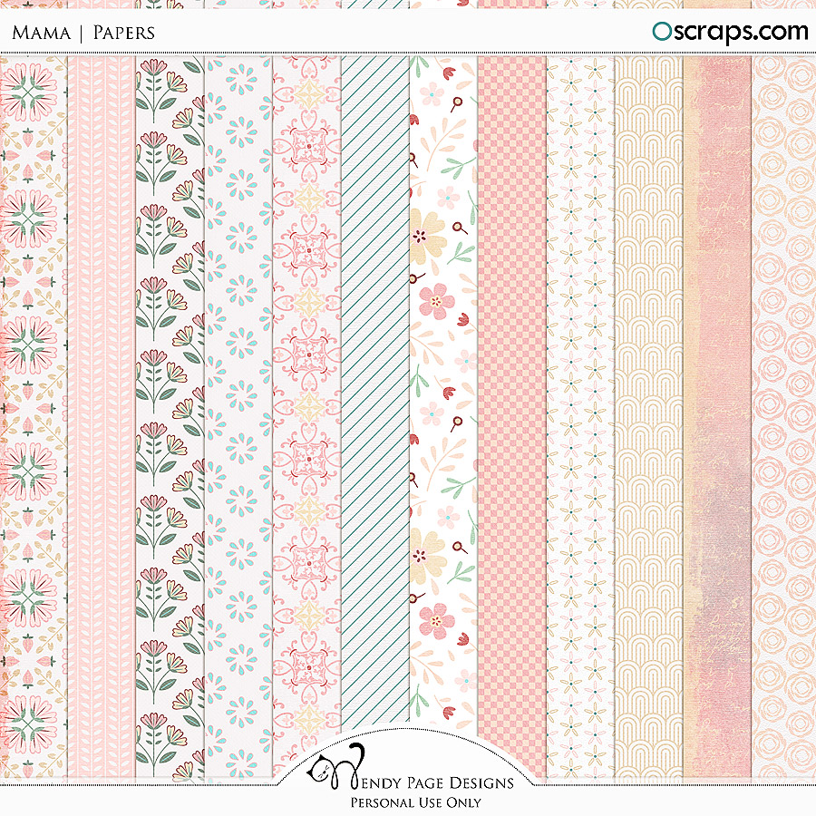 Mama Papers by Wendy Page Designs  