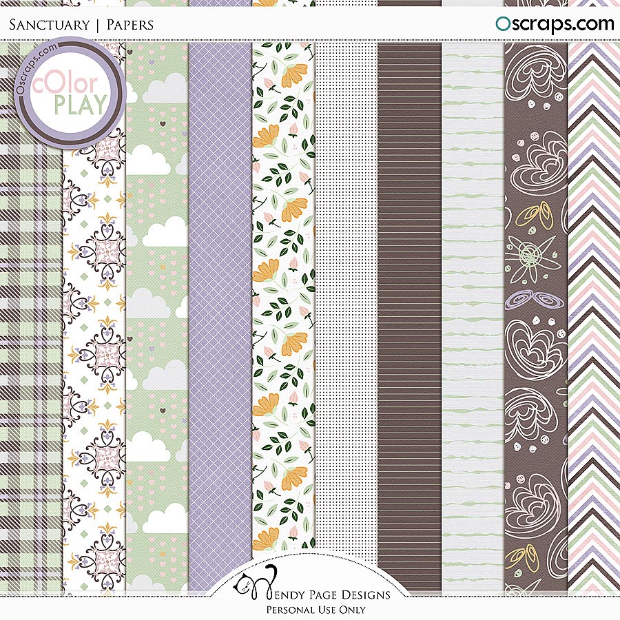 Sanctuary Papers by Wendy Page Designs 