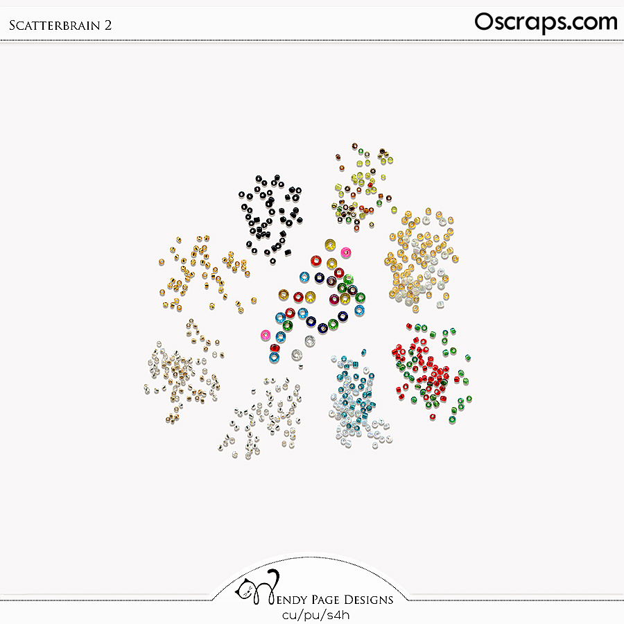 Scatterbrain 2 (CU) by Wendy Page Designs