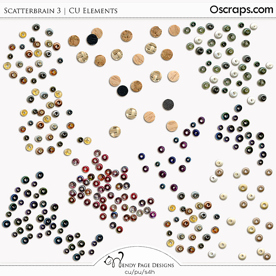 Scatterbrain 3 (CU) by Wendy Page Designs