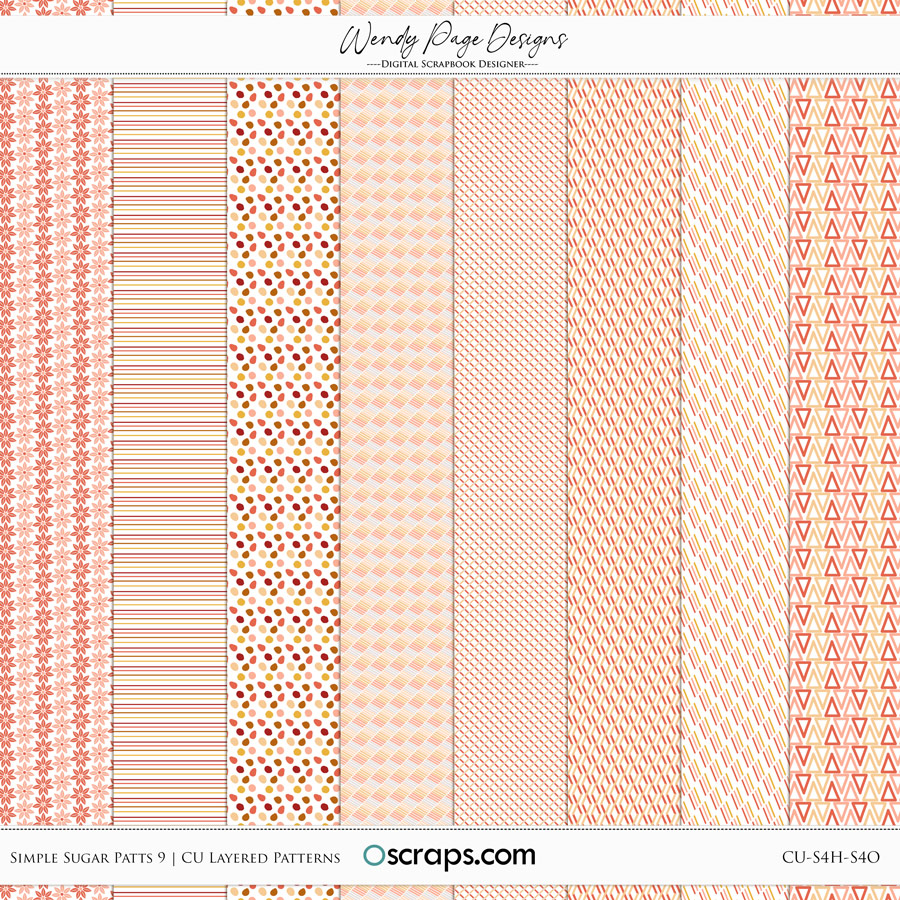 Simple Sugar Patts 9 (CU) by Wendy Page Designs 