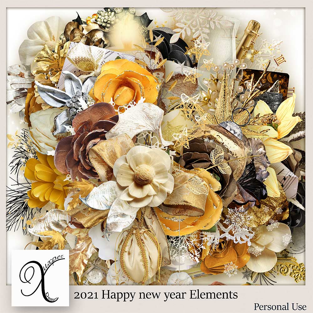 Happy New year Elements