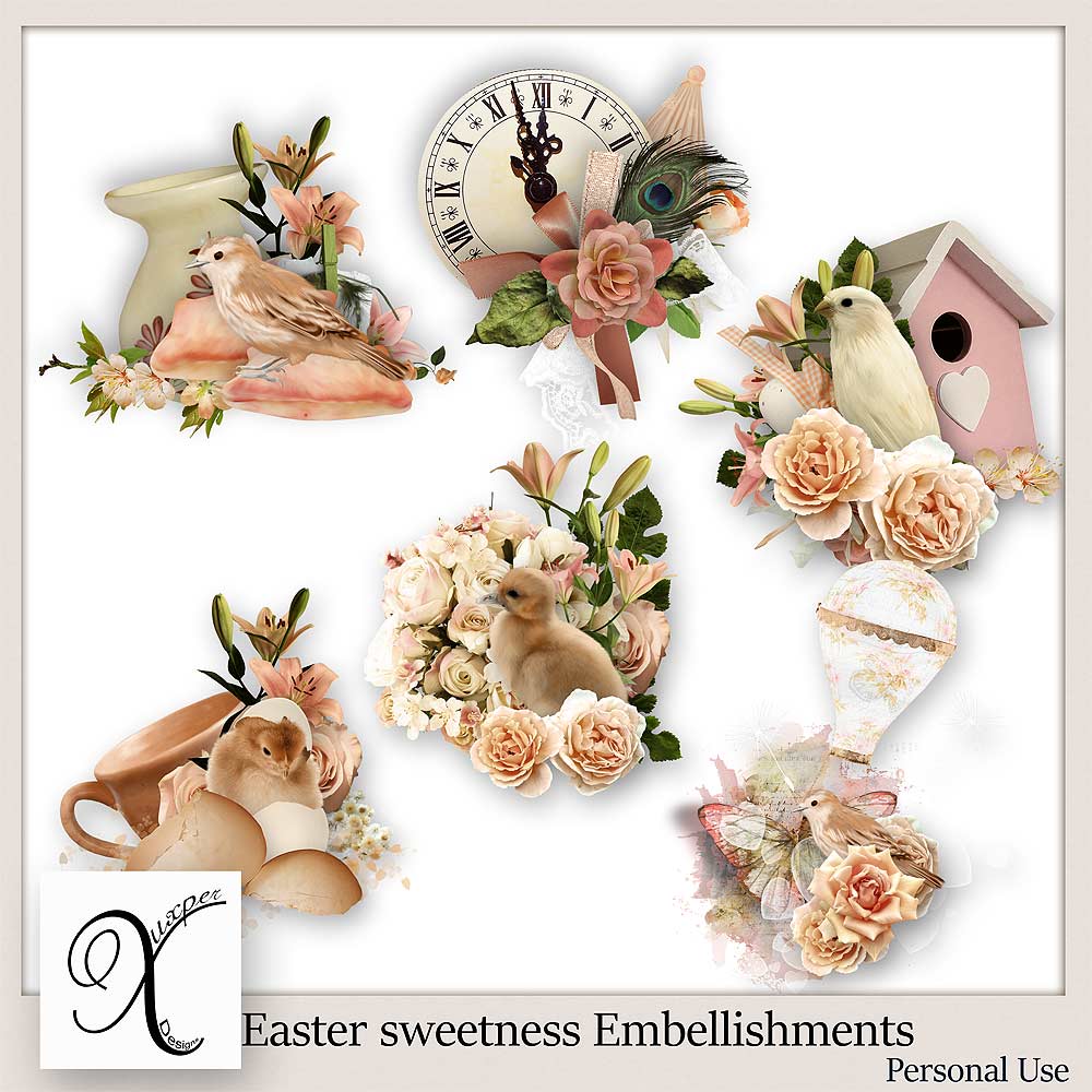 Easter Sweetness Embellishments