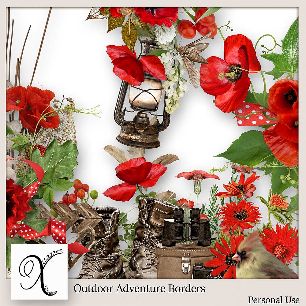 Outdoor Adventure Borders