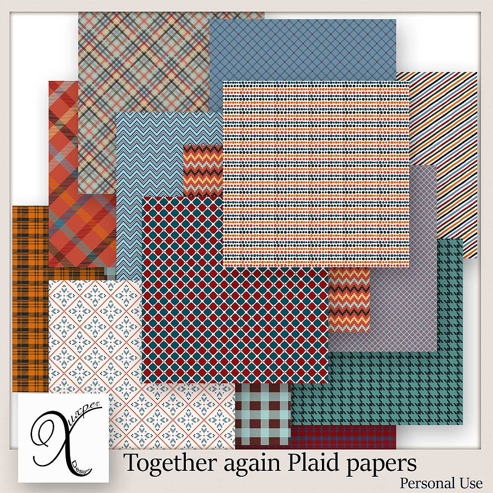 Together Again Plaid Papers