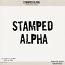 Stamped Alpha 