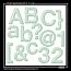 Plastic AlphaNumberSet No 3