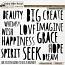 Urban Whimsy Painted Words