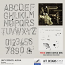 Brush Set: Inky Stencil - Alphabet