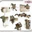 A Gentleman's Journey Continues Embellishments Mini Clusters