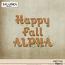 Happy Fall Alpha