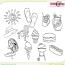 Summer Time Funner Time Line Art