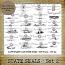 STATE SEALS - Set 2 - 31 PNG Stamps and ABR Brush Files by Idgie's Heartsong