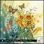 Sunflowers Elements hand drawn by Christine Art