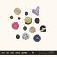 Bucket List A Travel Journal Buttons