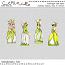 Vintage Die Cut Flower Dolls Vol 3 (CU) by Mixed Media by Erin