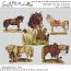 Vintage Die Cut Animals Vol 3: Horses (CU) by Mixed Media by Erin 