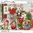 Poinsettia: {Mini Kit} by Mixed Media by Erin