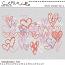 Heart Stamps Vol 1 (CU) by Mixed Media by Erin