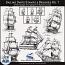 Heritage Resource Sailing Ships Stamps & Brushes Set 01 by ADB Designs CU/PU