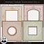 Heritage Resource Vintage Frame Templates Vol 04 by ADB Designs CU/PU