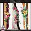 Rosy Posy Cluster Borders by ADB Designs