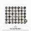 CU Alpha No 1 Printable Vintage Style Typewriter Keys