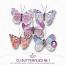 CU Butterflies No 1 Felt Textured Wings